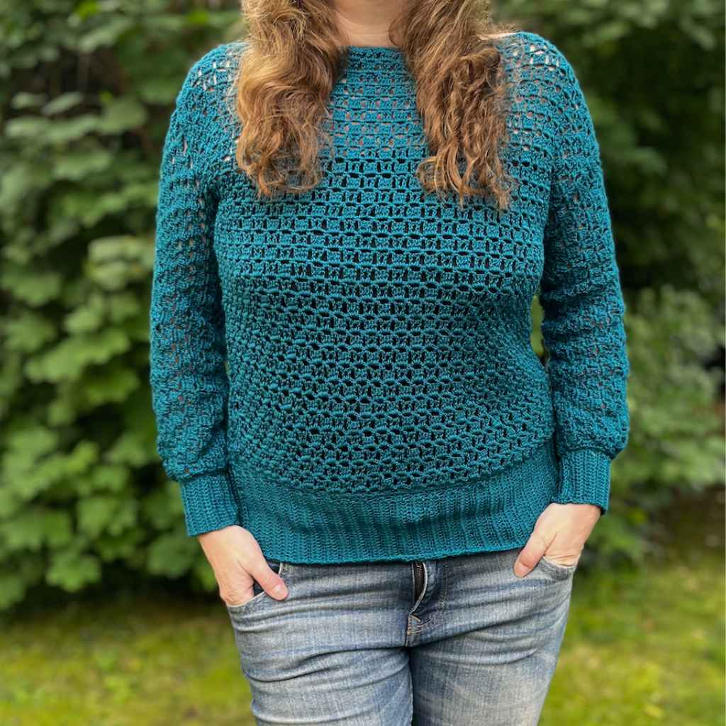 Pullover Glowstone Häkelanleitung - alhats designs (PDF)