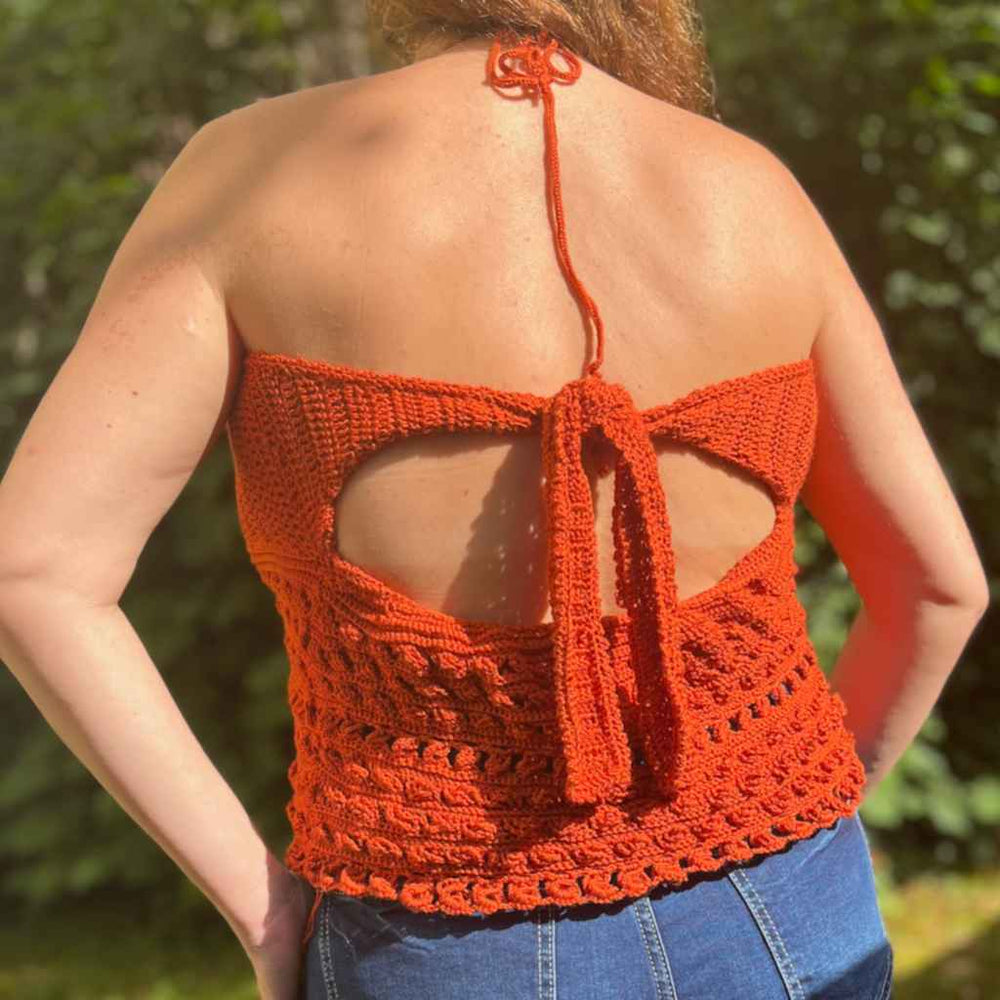 Alhats Designs Pattern Top Neckholder Cami Häkelanleitung - alhats designs (PDF) Lieblingsgarn