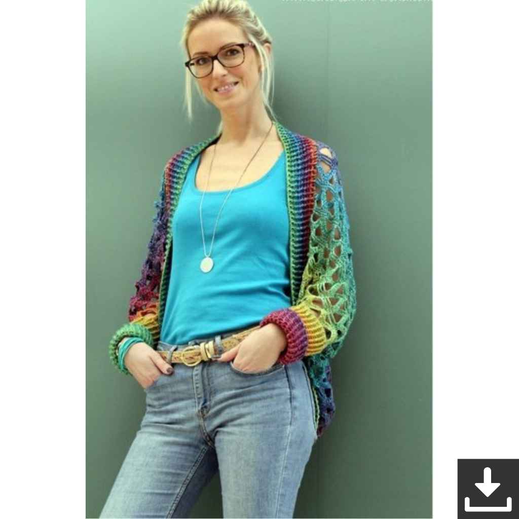 Pro Lana Pattern Jacke Shrug Häkelanleitung - Pro Lana (PDF) Lieblingsgarn