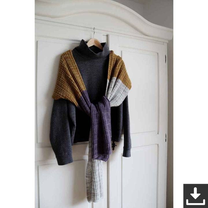 Eviknitwear Tuch Vertikal Strickanleitung - eviknitwear (PDF)vvvv Lieblingsgarn