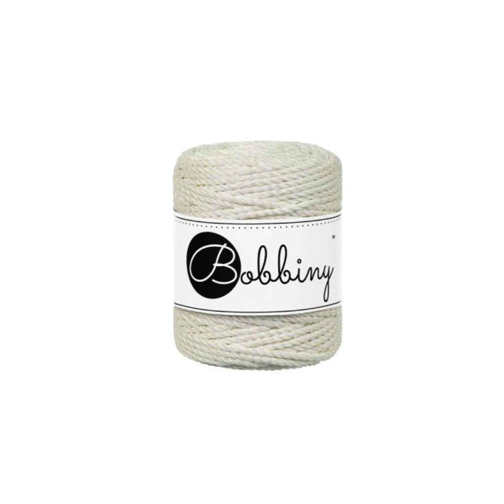 Bobbiny Metallic Makramee Garn 3 mm x 50 m gedreht
