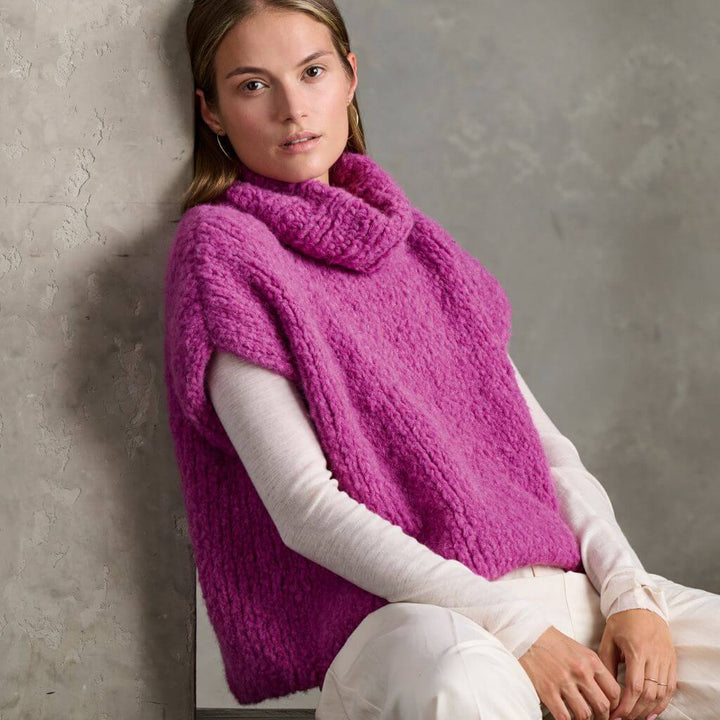 Lana Grossa Pattern Oversize-Pullunder Strickanleitung - Lana Grossa (Heft) Lieblingsgarn
