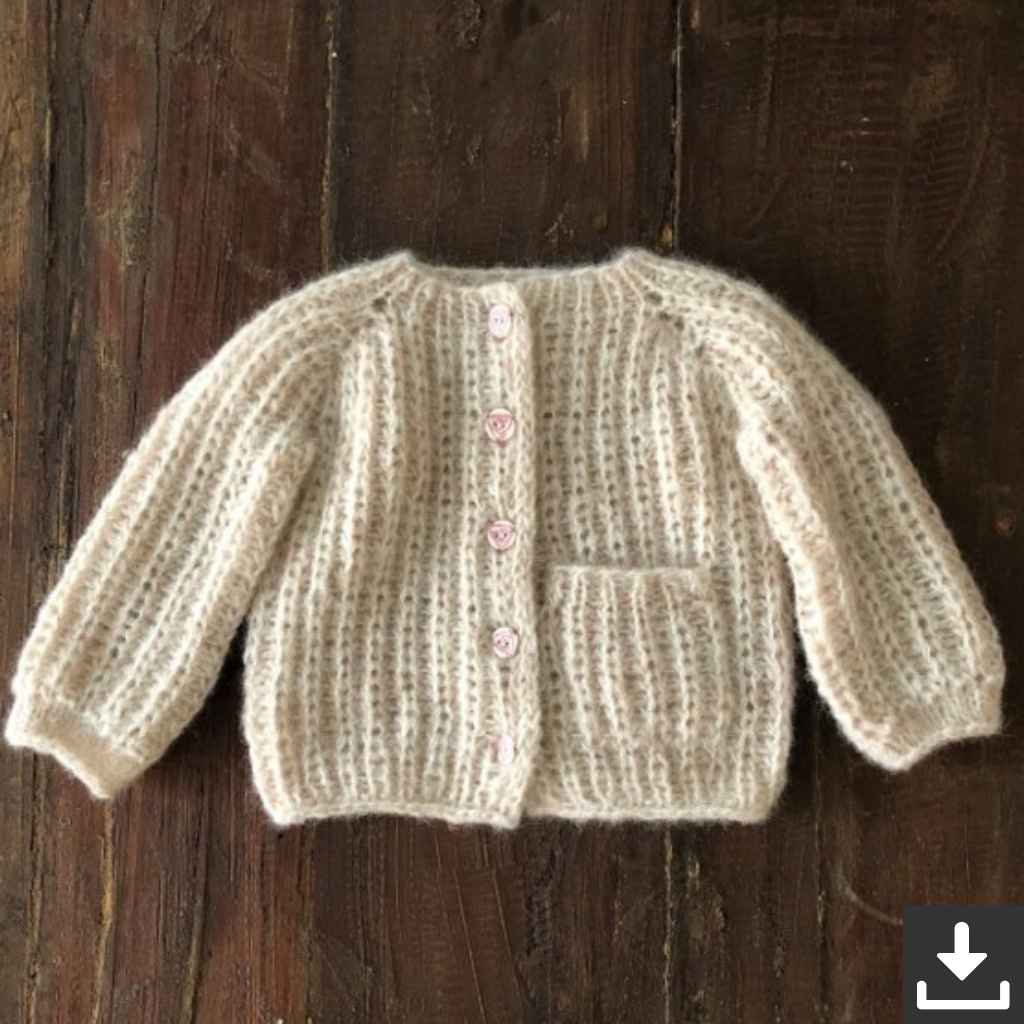 CaMaRose Pattern Strickjacke Dreamy Cardigan Mini No. 199 Strickanleitung - CaMaRose (PDF) Lieblingsgarn