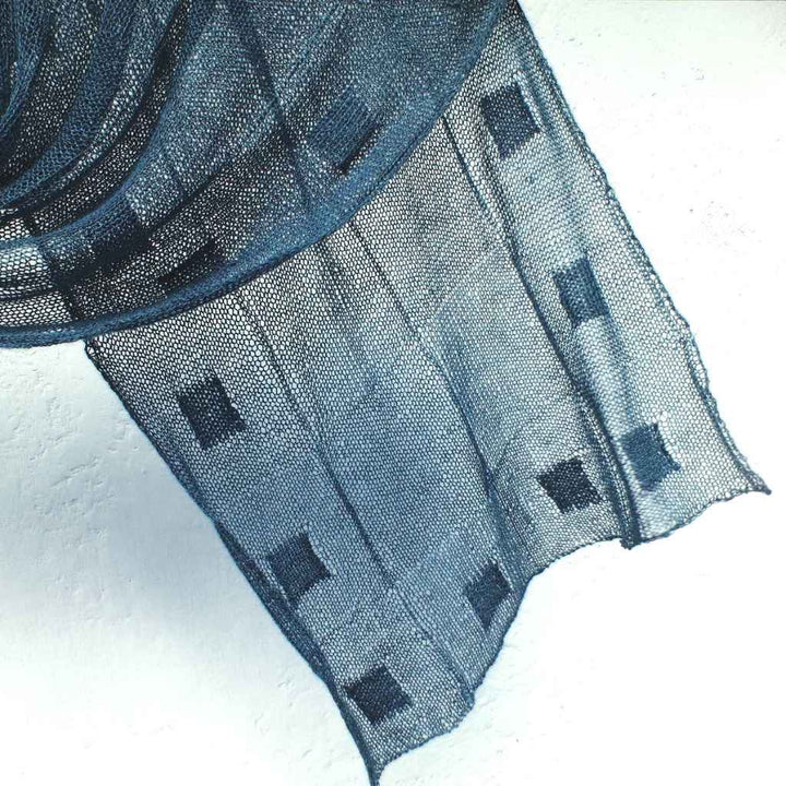 Hinterm Stein Pattern Tuch Quadri Strickanleitung - Hinterm Stein (PDF) Lieblingsgarn