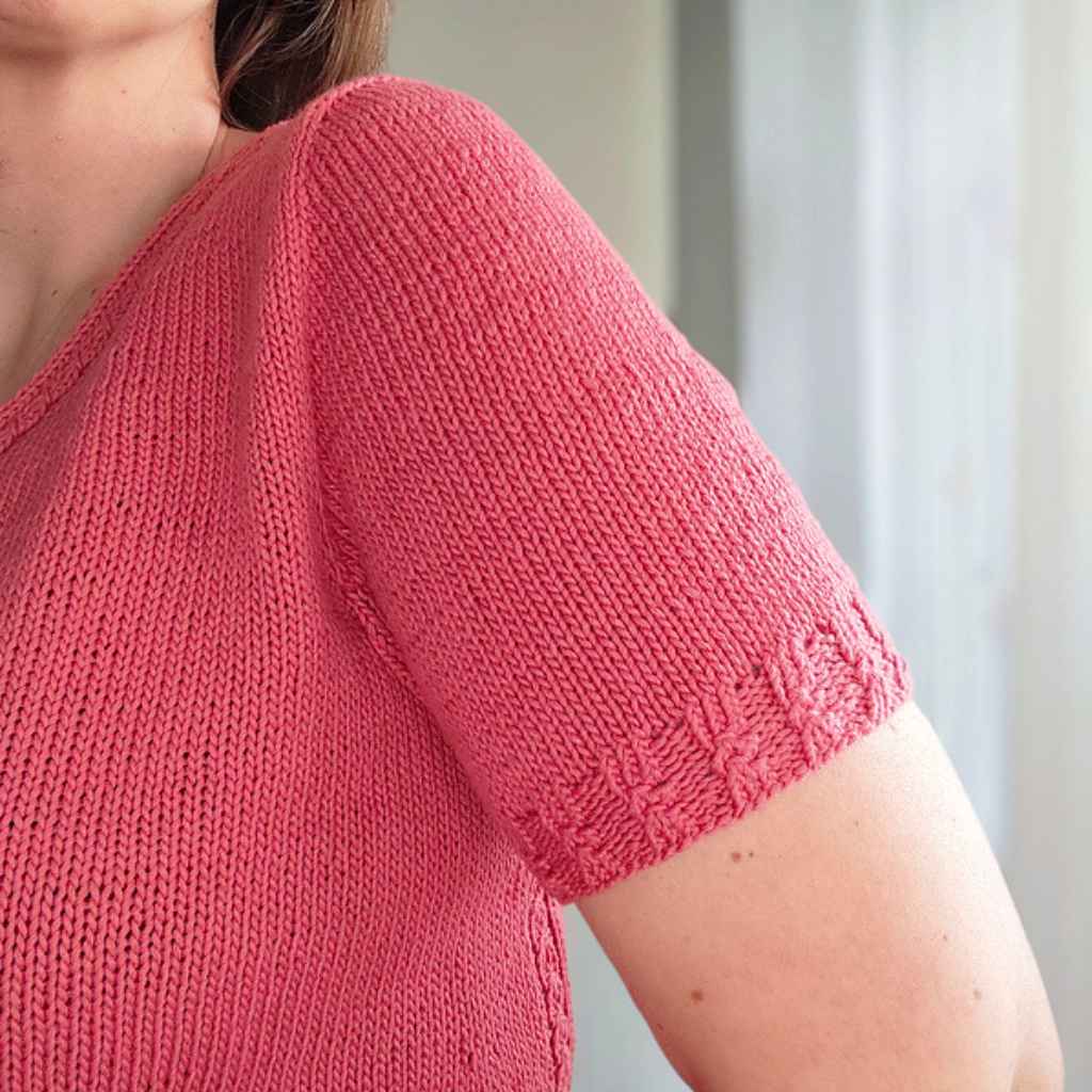 Miene Knits Pattern Top Perla Tee Strickanleitung - Miene Knits (PDF) Lieblingsgarn