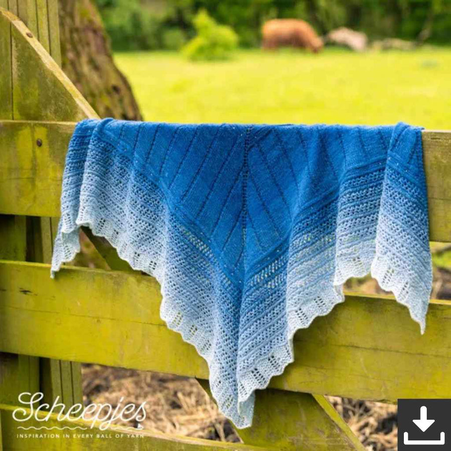 Scheepjes Pattern Tuch Ocean Deep Shawl Strickanleitung - Scheepjes (PDF) Lieblingsgarn