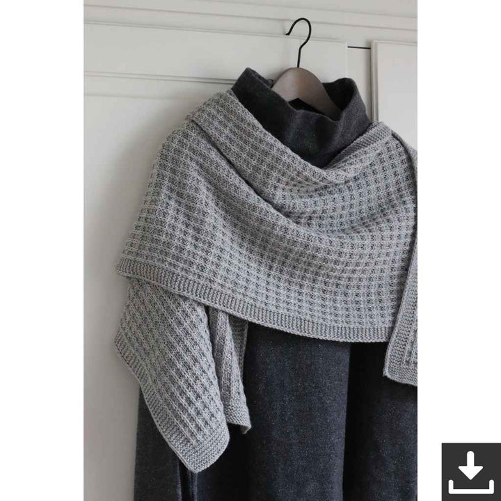 Tuch Keramik Strickanleitung - eviknitwear (PDF)