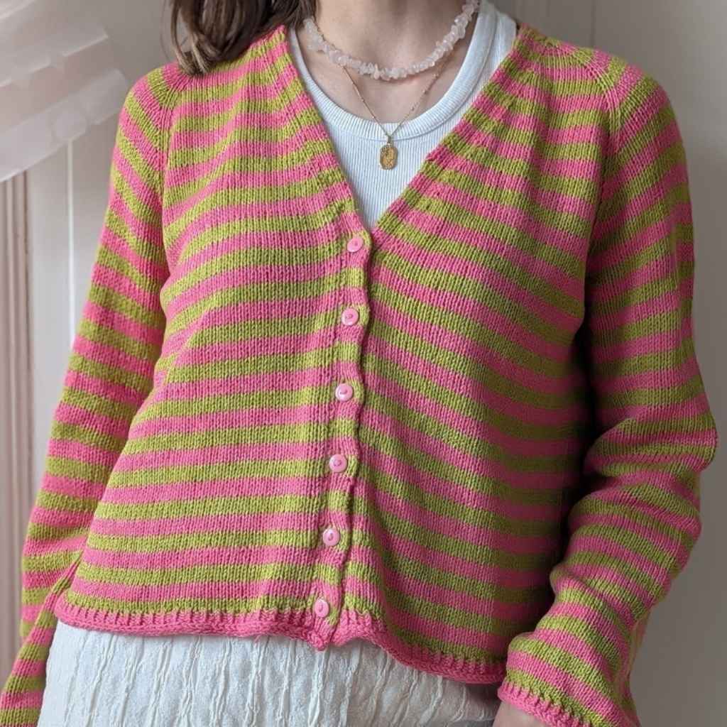 Layer me in Stripes Cardigan Strickanleitung - knitmitjo (PDF)