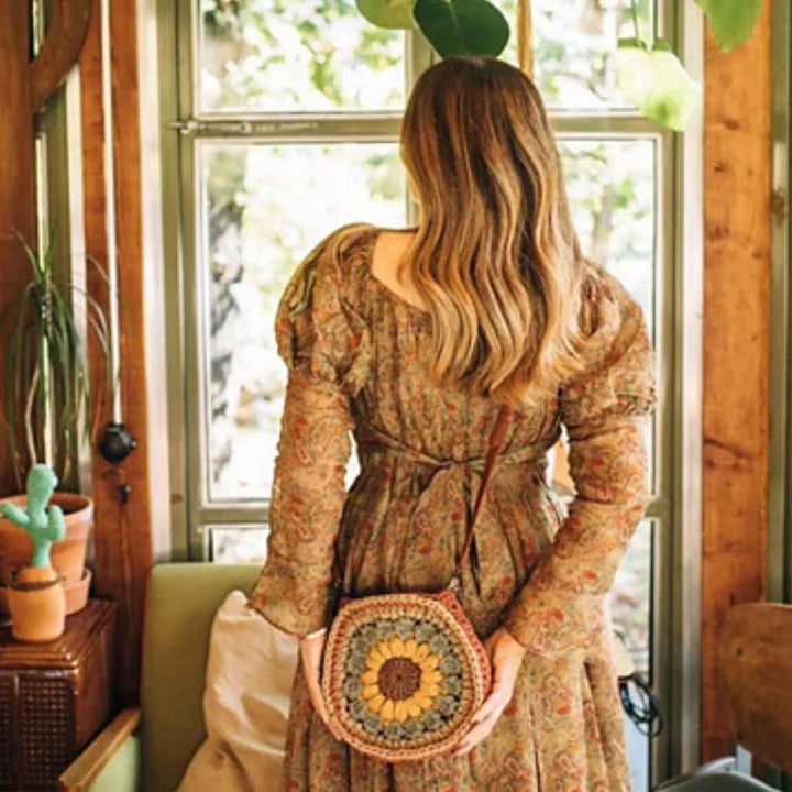Tasche Sunflower Bag Häkelanleitung - Cicka Design (PDF, englisch)