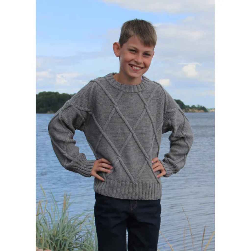 Pullover Sweater Nino Strickanleitung - Go Handmade (PDF)
