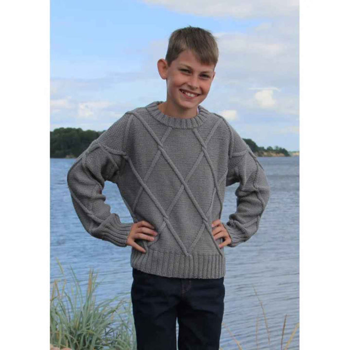 Pullover Sweater Nino Strickanleitung - Go Handmade (PDF)