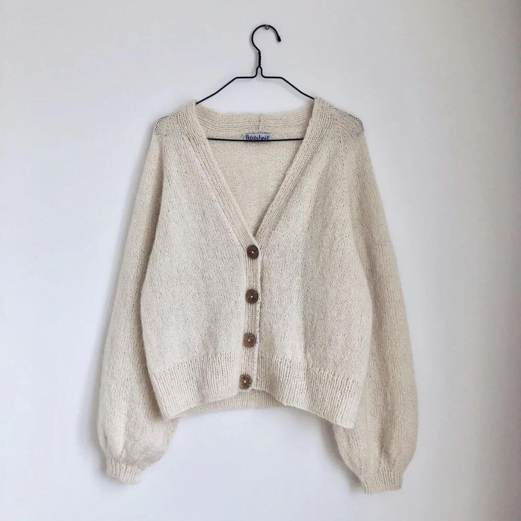 PetiteKnit Pattern Leichter Balloncardigan Strickanleitung - PetiteKnit (Heft) Lieblingsgarn