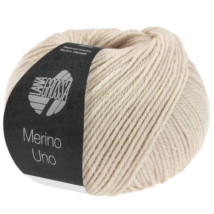 Lana Grossa 55 - Grège Lana Grossa Merino Uno 50 g Lieblingsgarn