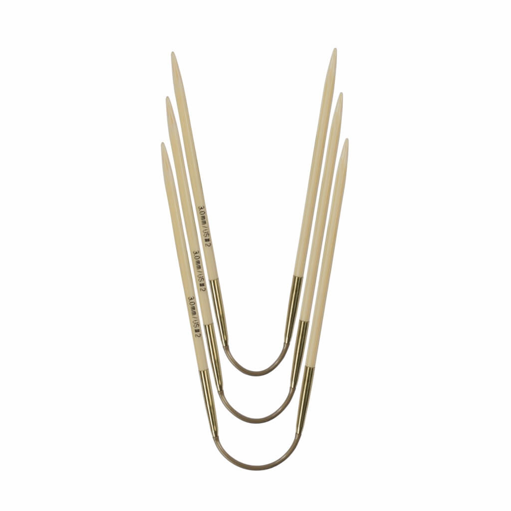 Addi 4,5 addiCraSyTrio Bamboo Rundstricknadel 24 cm - 560-2 Lieblingsgarn