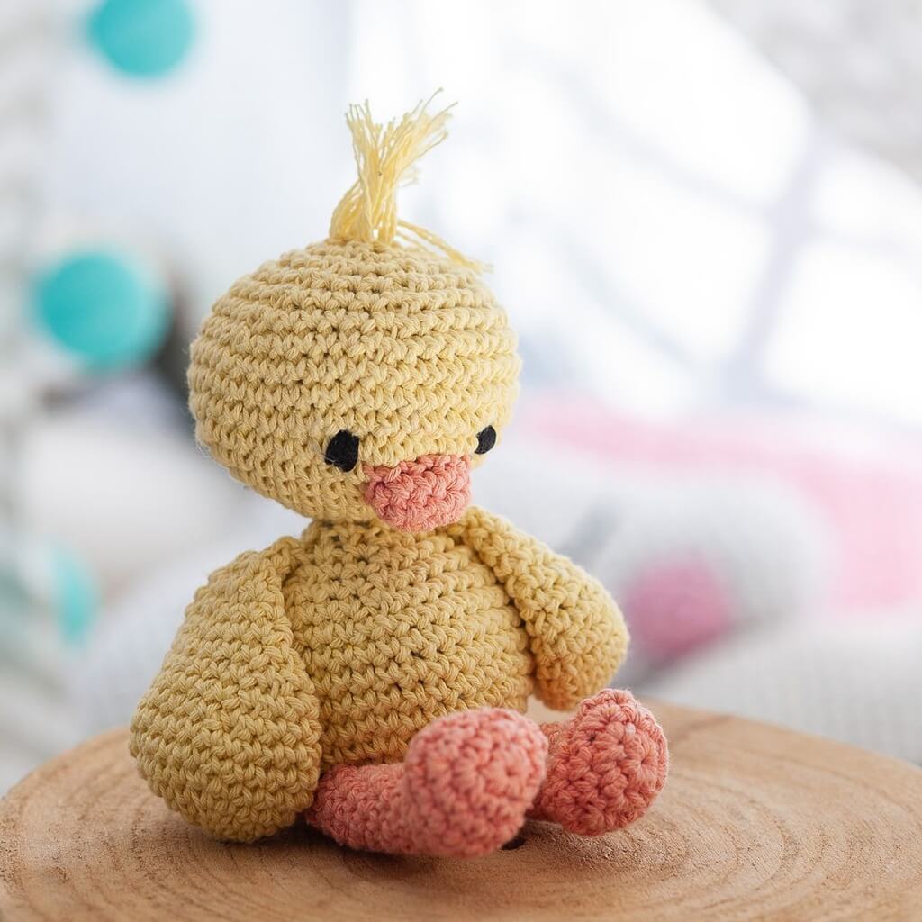 Hoooked Amigurumi Duckling Danny Häkelset - Hoooked Lieblingsgarn