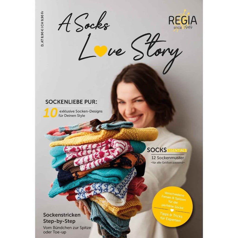 Schachenmayr Zeitschriften Regia Booklet A Socks Love Story Lieblingsgarn