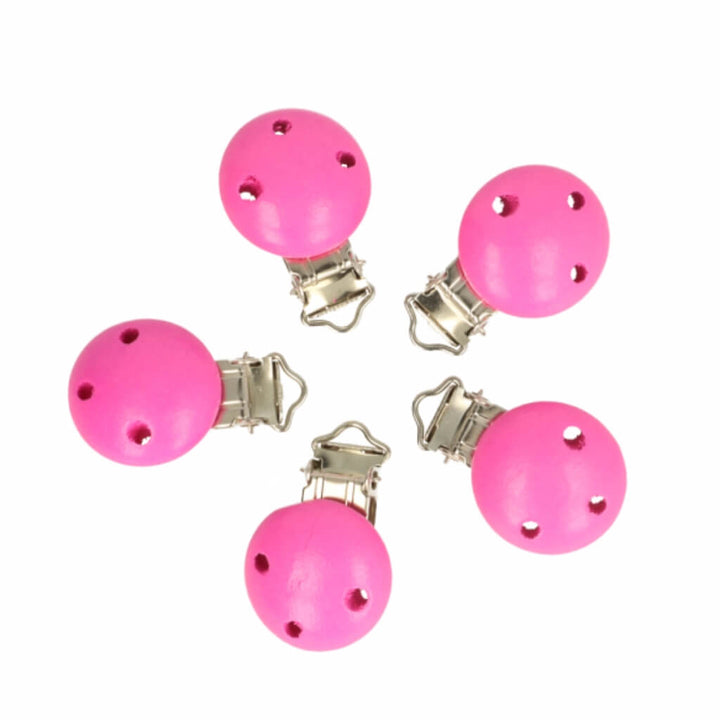 Opry Pink 5 Clips für Schnullerketten Lieblingsgarn