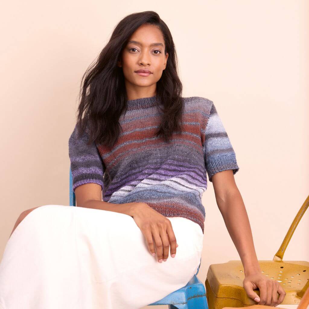 Kurzarm-Pullover Gomitolo Modo Strickanleitung - Lana Grossa (Heft)