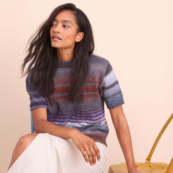 Kurzarm-Pullover Gomitolo Modo Strickanleitung - Lana Grossa (Heft)