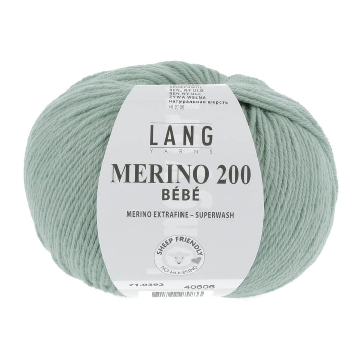 Lang Yarns 71.0392 - Salbei Lang Yarns Merino 200 Bebe - 50g Lieblingsgarn