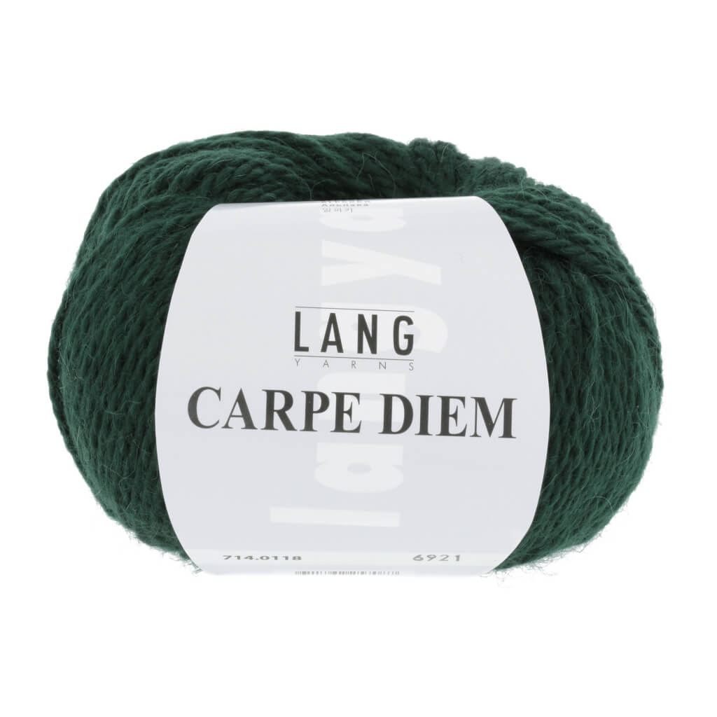 Lang Yarns Dunkelgrün Mélange Lang Yarns Carpe Diem Lieblingsgarn