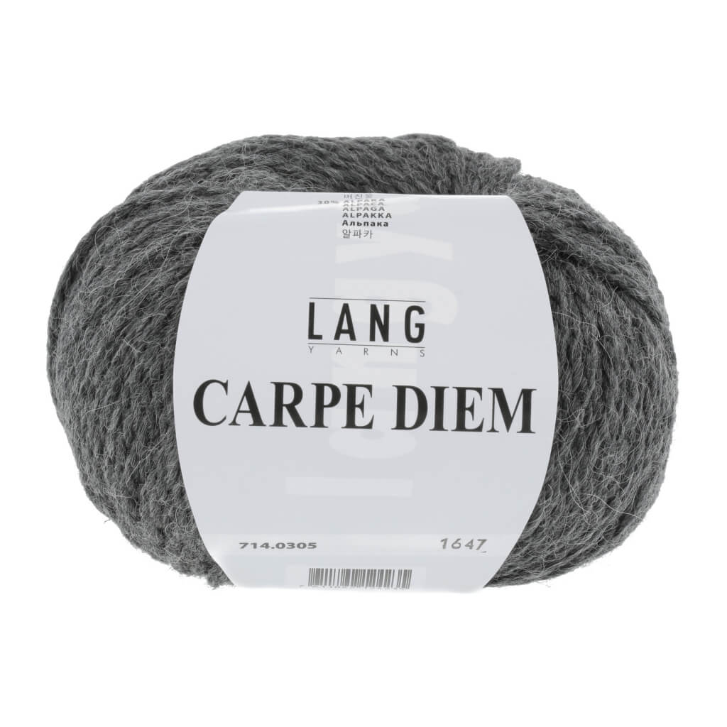 Lang Yarns Dunkelgrau Mélange Lang Yarns Carpe Diem Lieblingsgarn