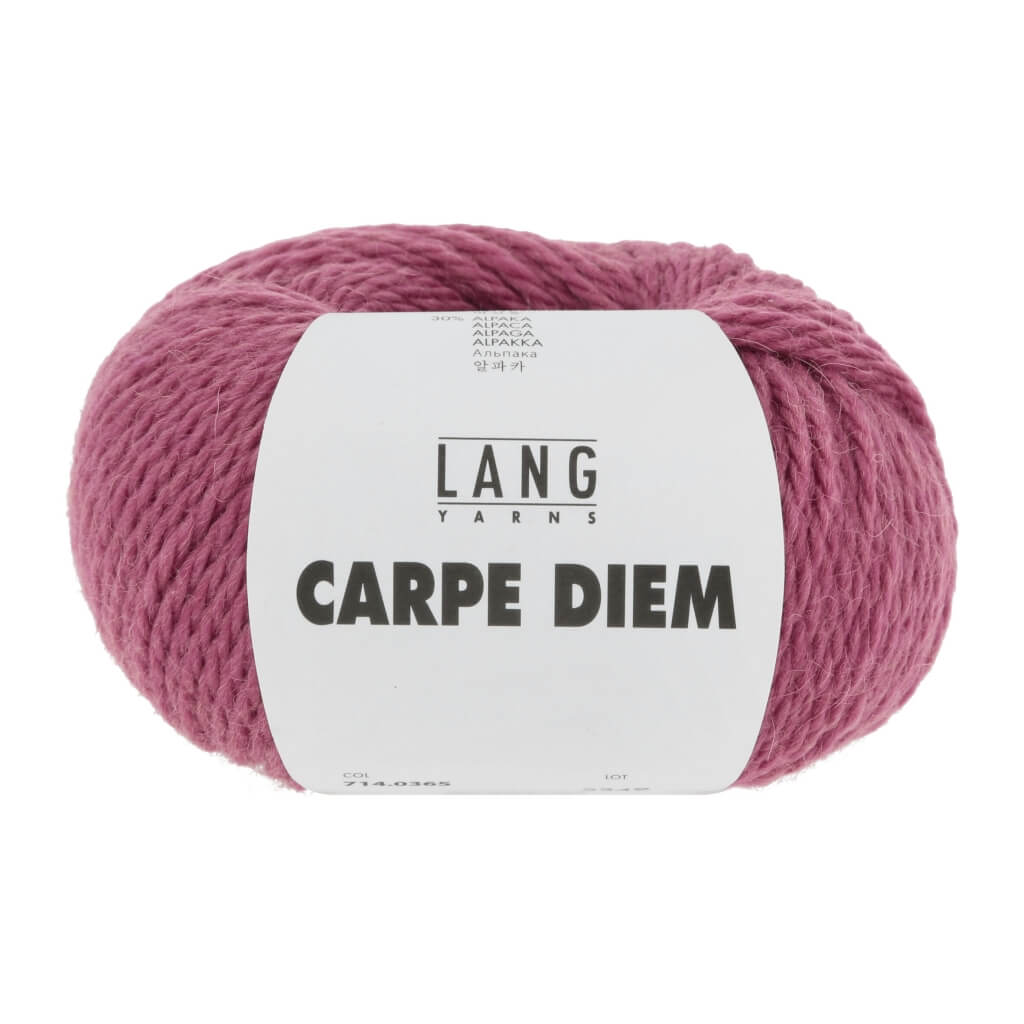 Lang Yarns himbeere mélange Lang Yarns Carpe Diem Lieblingsgarn