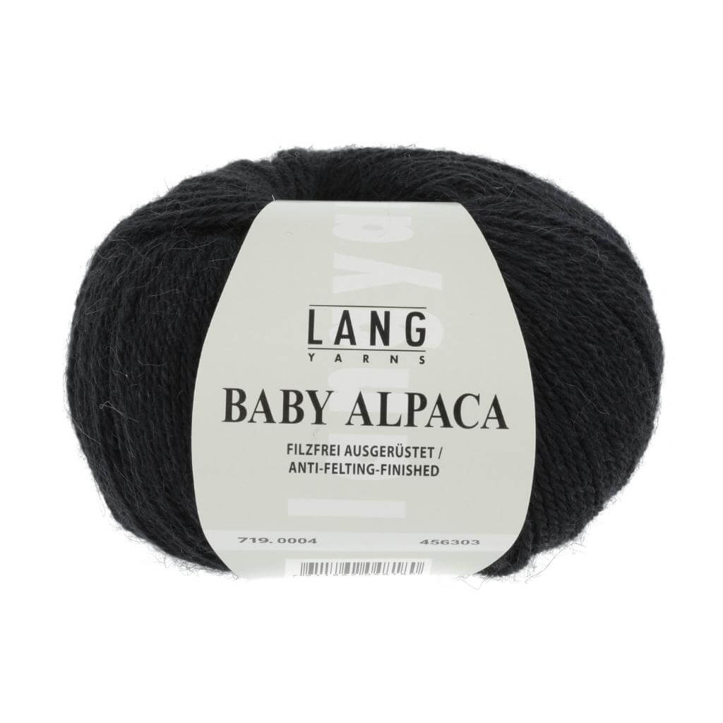 Lang Yarns Schwarz Lang Yarns Baby Alpaca Lieblingsgarn
