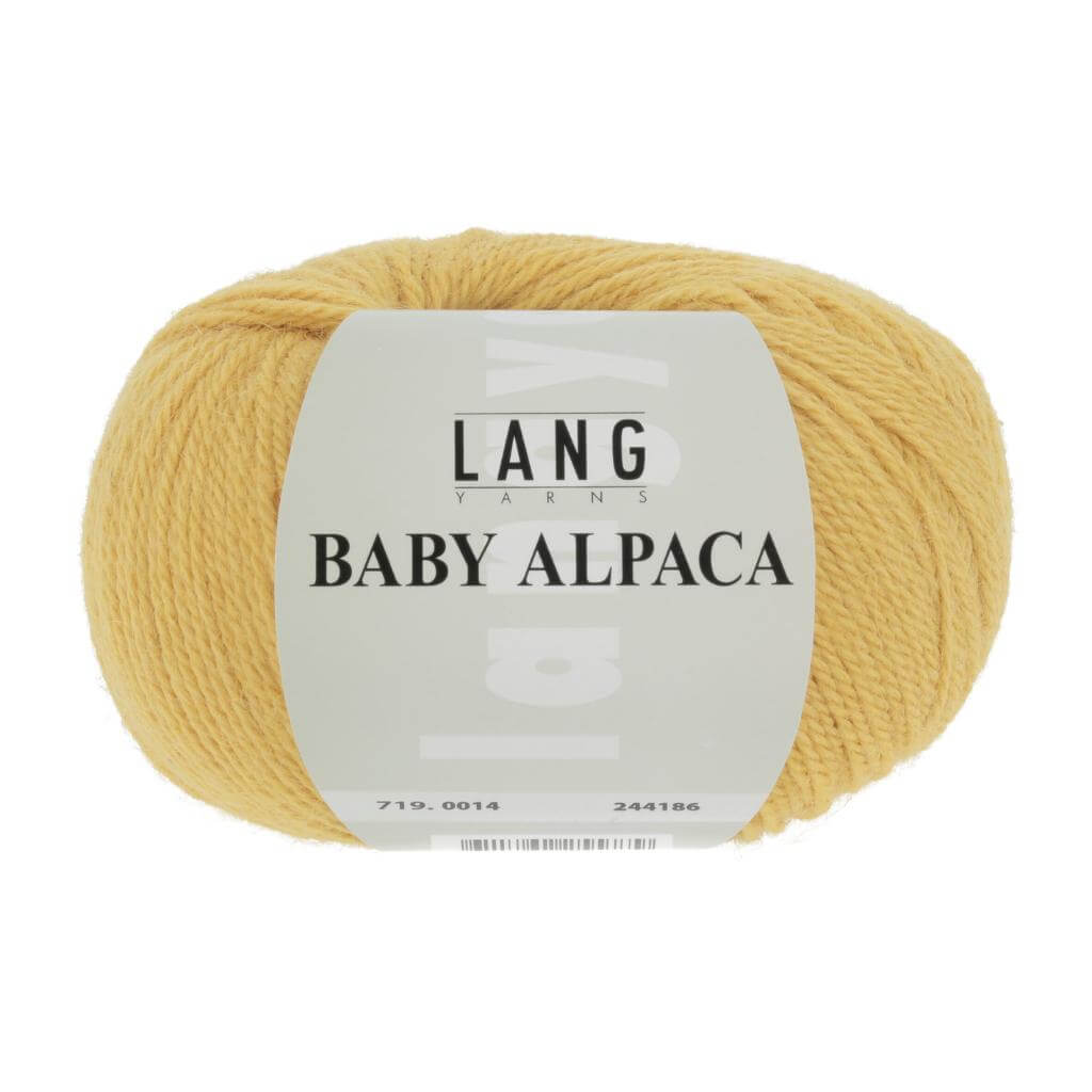 Lang Yarns Gelb Lang Yarns Baby Alpaca Lieblingsgarn