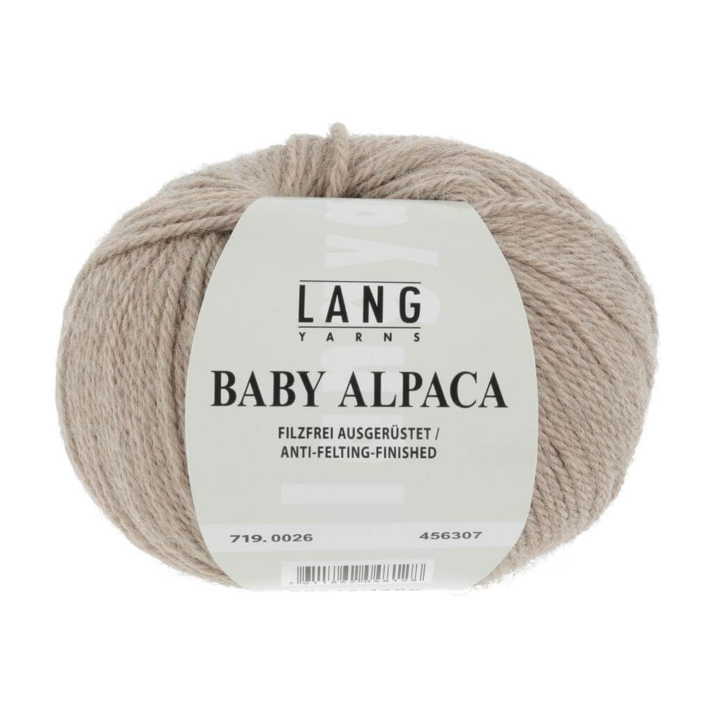 Lang Yarns Sand Mélange Lang Yarns Baby Alpaca Lieblingsgarn