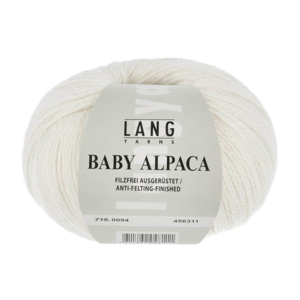 Lang Yarns Offwhite Lang Yarns Baby Alpaca Lieblingsgarn