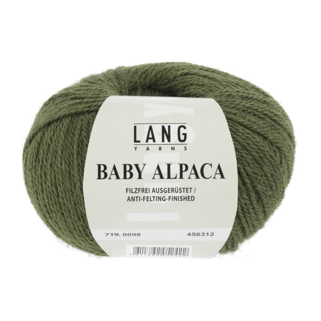 Lang Yarns Olive Lang Yarns Baby Alpaca Lieblingsgarn