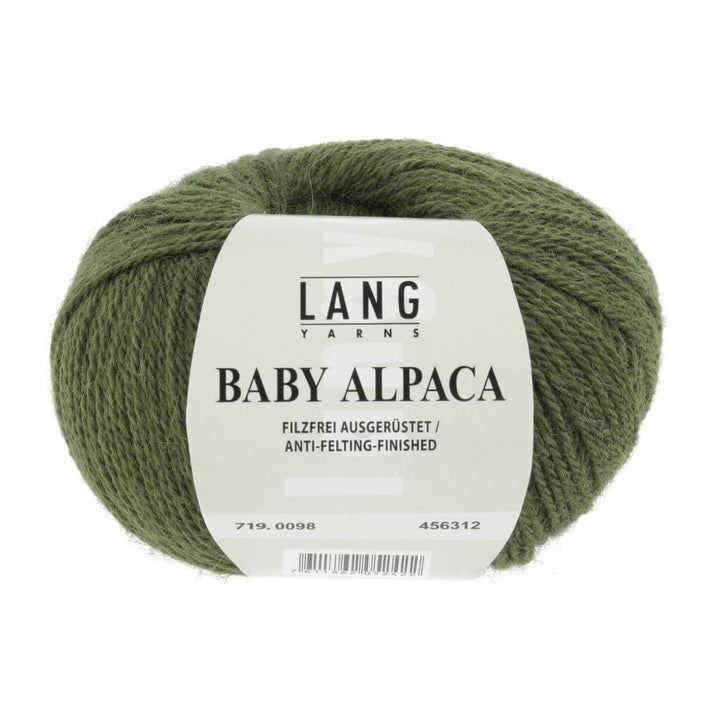 Lang Yarns Olive Lang Yarns Baby Alpaca Lieblingsgarn