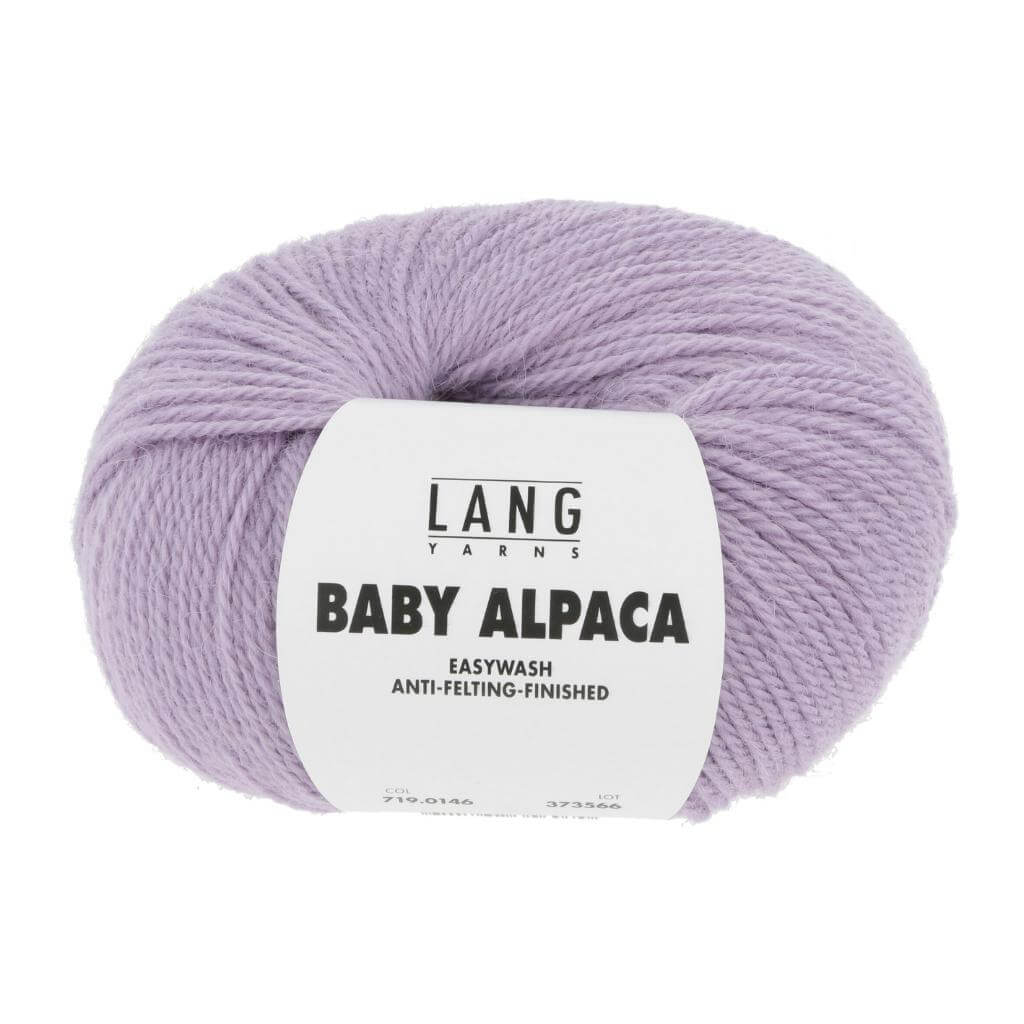 Lang Yarns 146 - Lila Hell Lang Yarns Baby Alpaca Lieblingsgarn