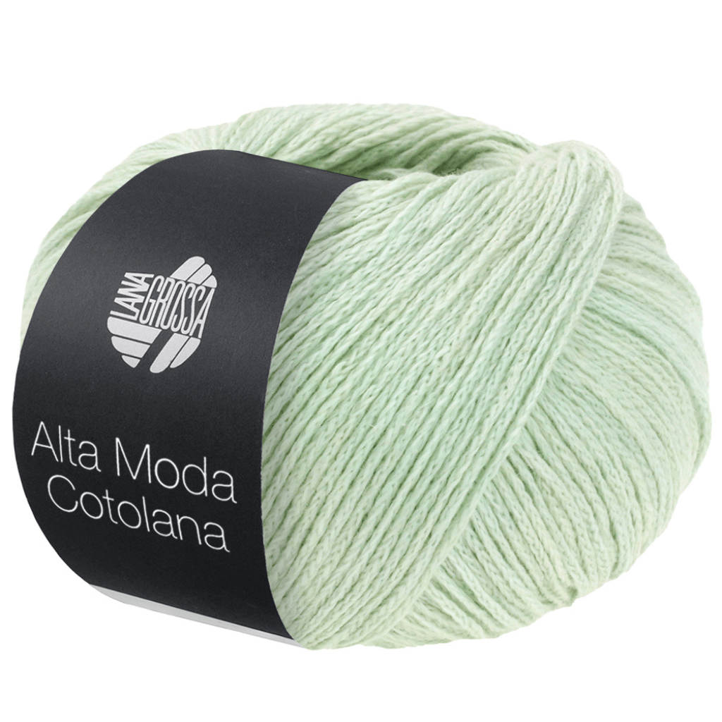 Lana Grossa 72 - Weißgrün Lana Grossa Alta Moda Cotolana Lieblingsgarn