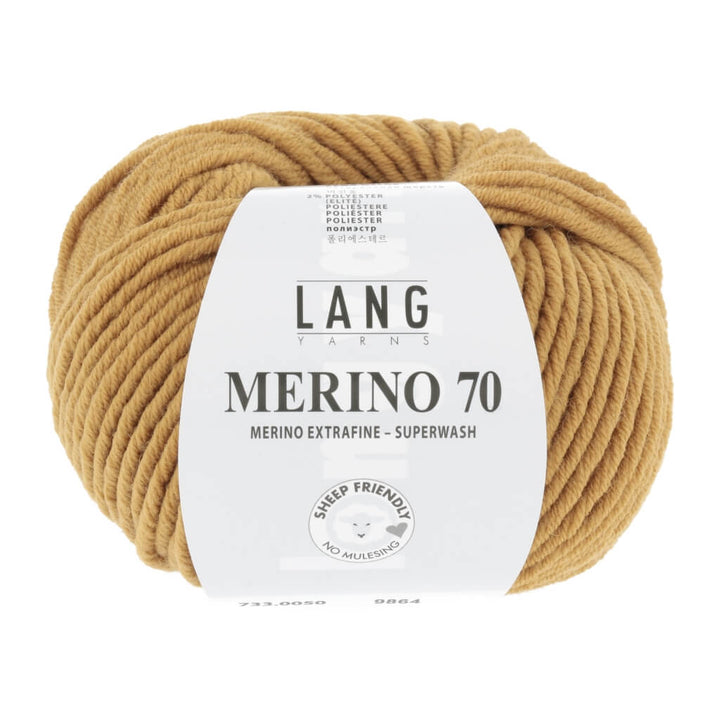 Lang Yarns 733.0050 - Gold Lang Yarns Merino 70 50g Lieblingsgarn