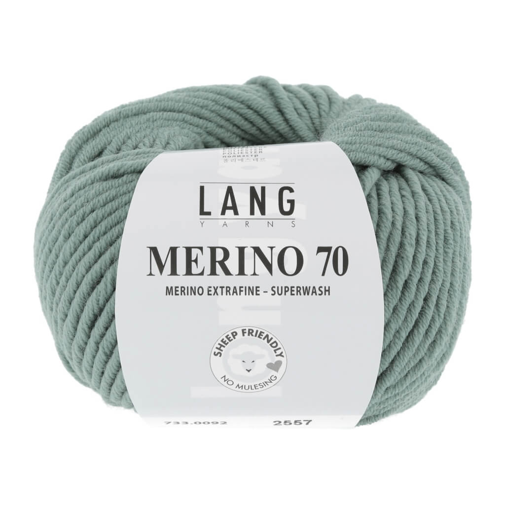 Lang Yarns 733.0092 - Salbei Lang Yarns Merino 70 50g Lieblingsgarn