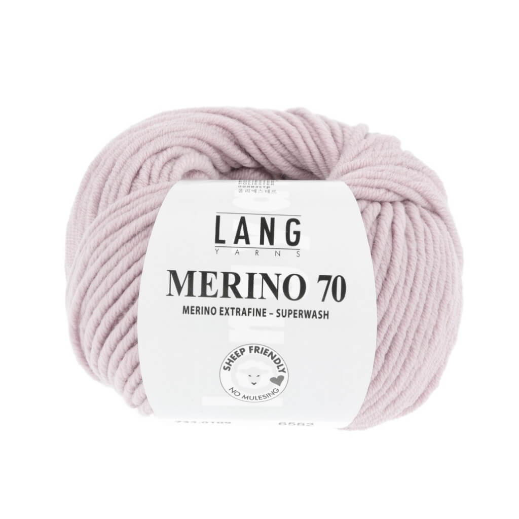 Lang Yarns 733.0109 - Rosa Lang Yarns Merino 70 50g Lieblingsgarn