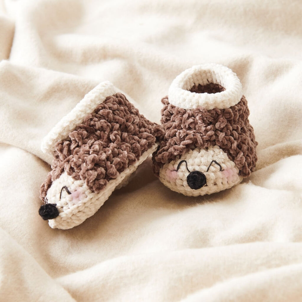 Rico Design Rico Design Häkelset Baby Booties Igel Lieblingsgarn