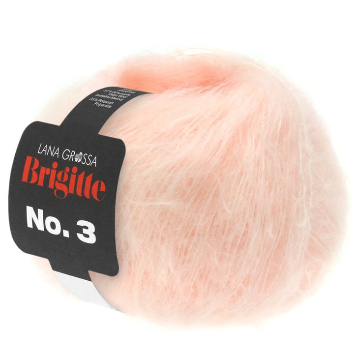 Lana Grossa Brigitte No. 3, Farbe 8 Zartrosa – Merino, Mohair und Polyamid bei Lieblingsgarn