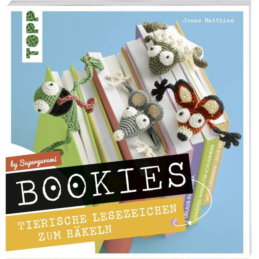 Frechverlag Bookies: Tierische Lesezeichen zum Häkeln by Supergurumi - Jonas Matthies Lieblingsgarn