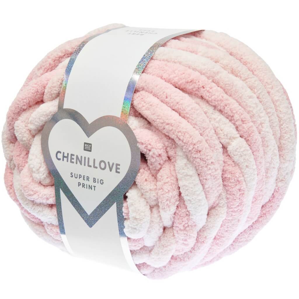 Rico Design 002 - Rosa Rico Design Chenillove Super Big Print Lieblingsgarn