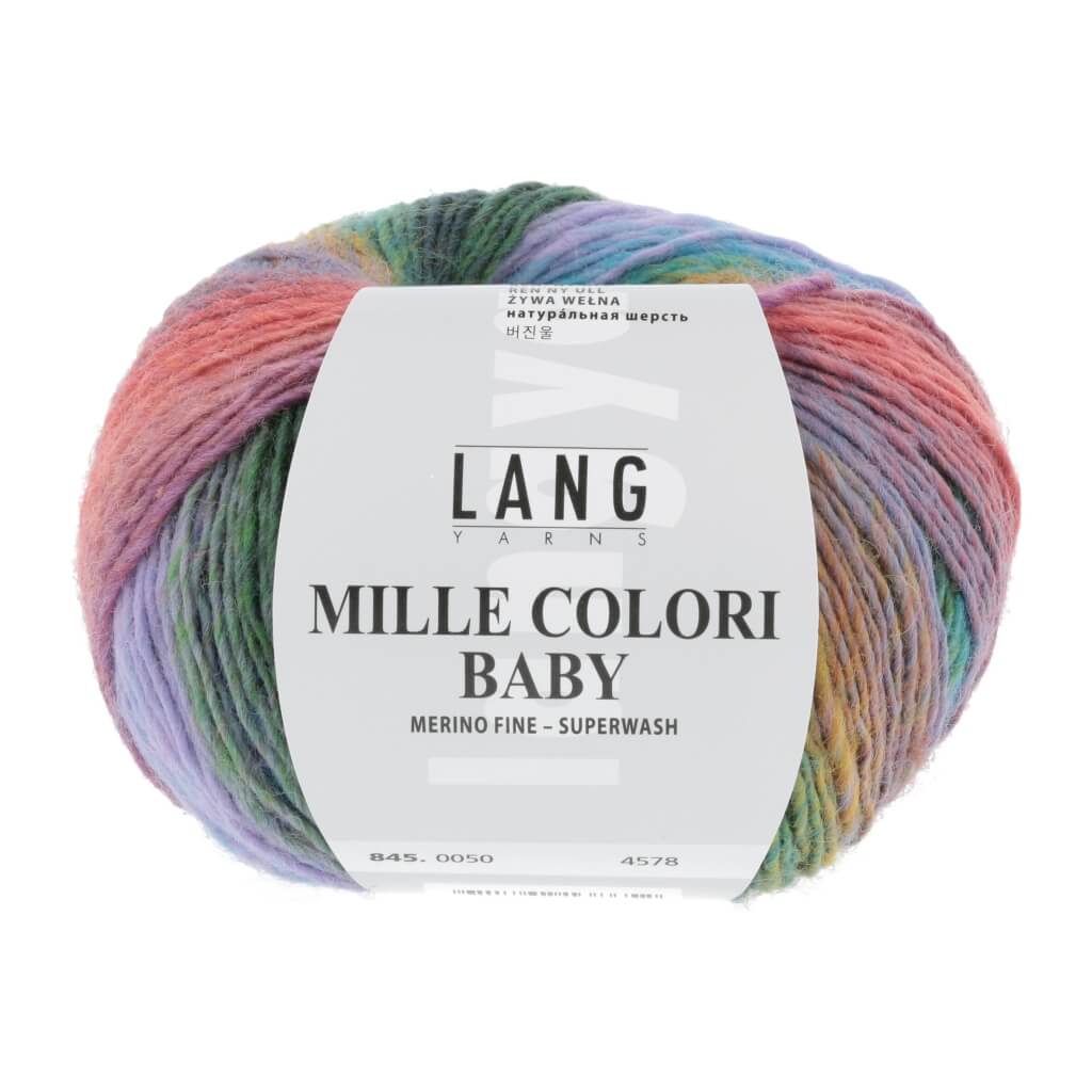 Lang Yarns 845.0050 - Bunt/Blau/Violet Lang Yarns Mille Colori Baby 50 g Lieblingsgarn