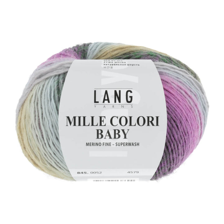 Lang Yarns 845.0052 - Pastell Lang Yarns Mille Colori Baby 50 g Lieblingsgarn