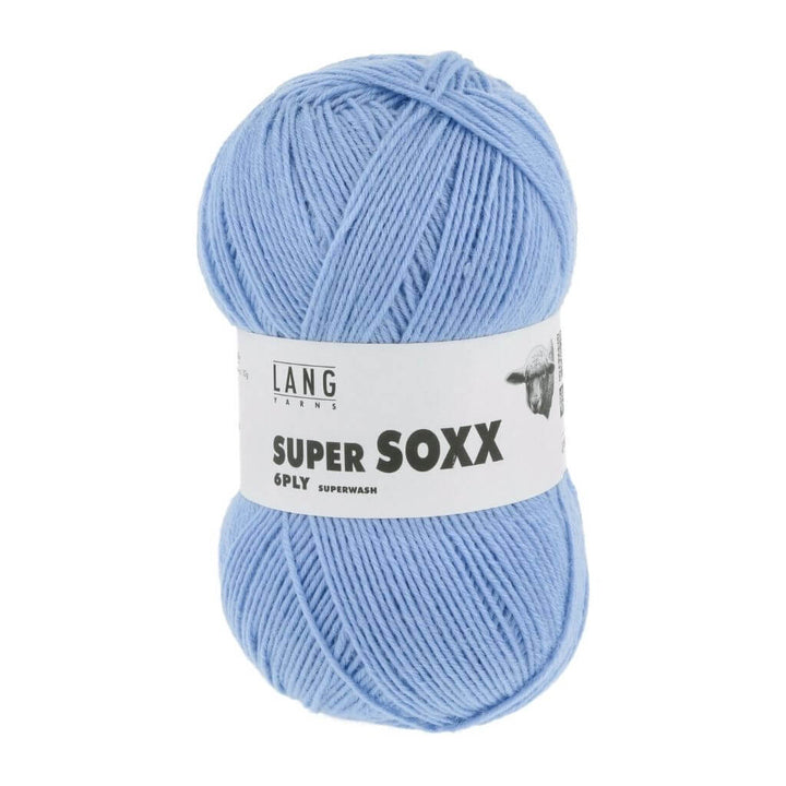 Lang Yarns 021 - Himmelblau Lang Yarns Super Soxx 6-fach - 150g Lieblingsgarn