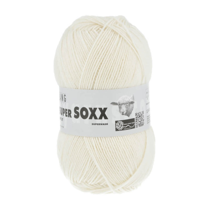 Lang Yarns 907.0094 - Offwhite Lang Yarns Super Soxx 6-fach - 150g Lieblingsgarn