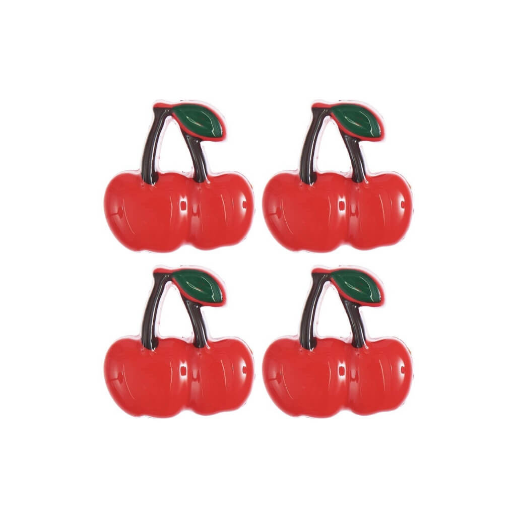 Rico Design Kirsche Rot Rico Design Motiv-Knöpfe 4 Stk. Lieblingsgarn
