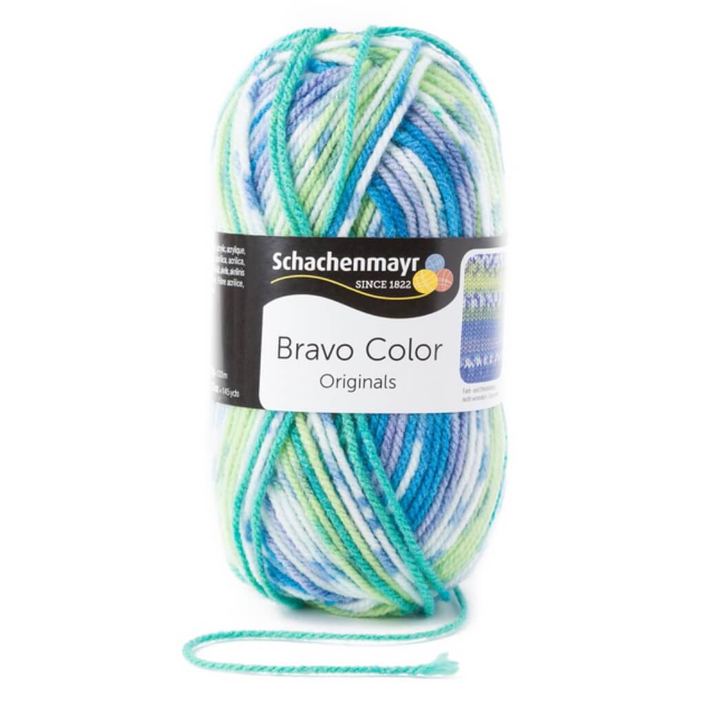 Schachenmayr Bravo Originals Color 2080 - Aqua Jacquard Lieblingsgarn