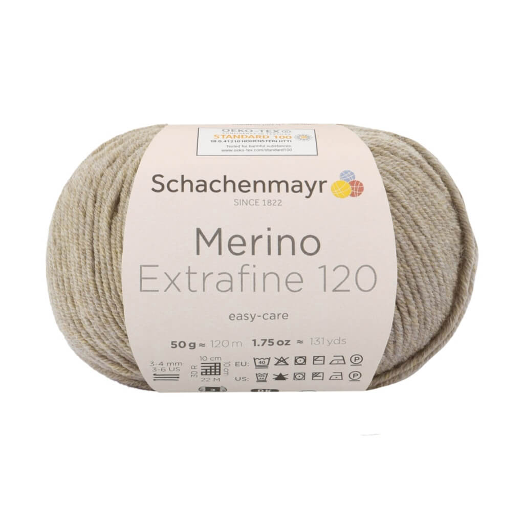 Schachenmayr 106 - Beige Meliert Schachenmayr Merino Extrafine 120 - Merinogarn Lieblingsgarn