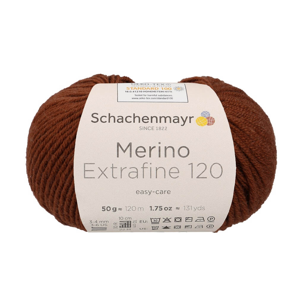 Schachenmayr 107 - Kupfer Schachenmayr Merino Extrafine 120 - Merinogarn Lieblingsgarn